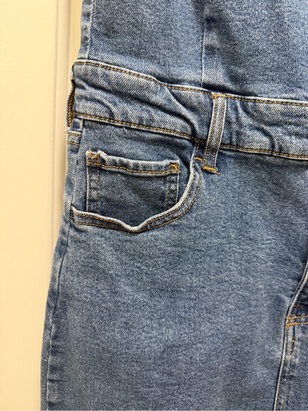 RE Generation Denim Midi Button-Front Dress - Picture 5 of 9